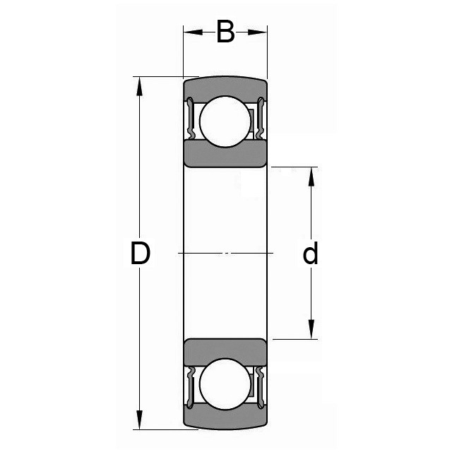 Roulement de Palier 1726207-2RS1 référence fournisseur 226836